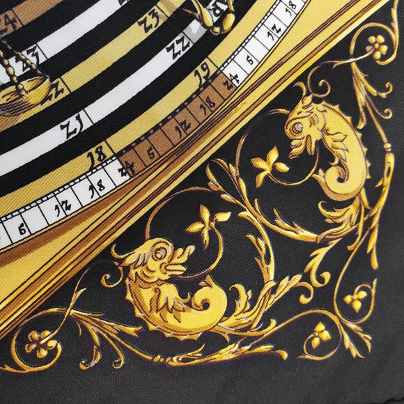 Hermes DIES ET HORE Astrology Carre 40 Petit Silk Twill Scarf - Picture 10 of 12